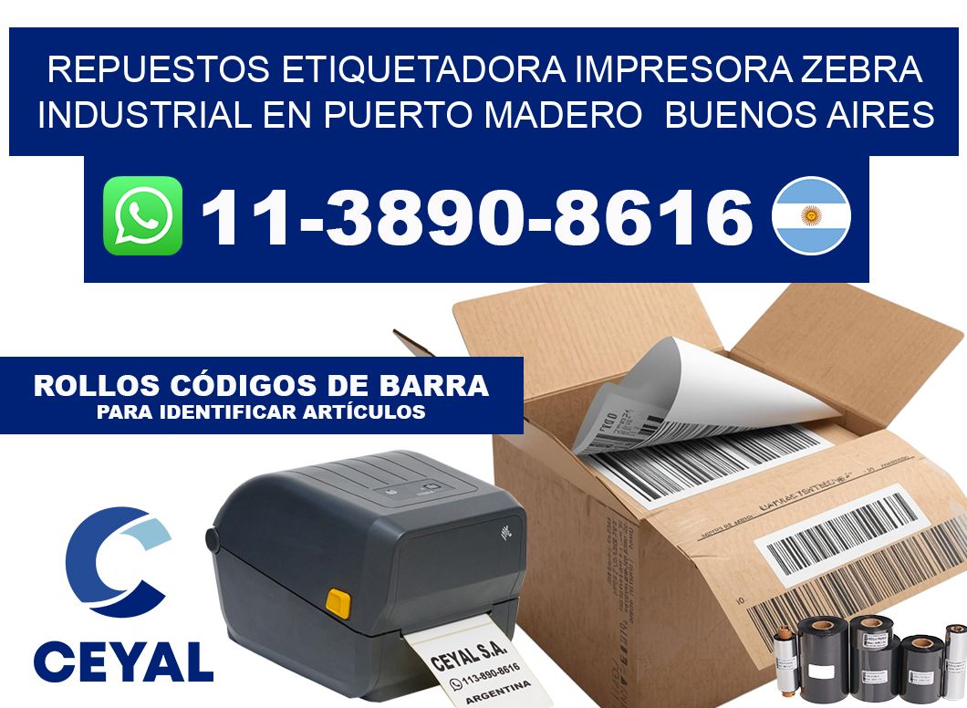 repuestos etiquetadora impresora zebra industrial en Puerto Madero Buenos Aires
