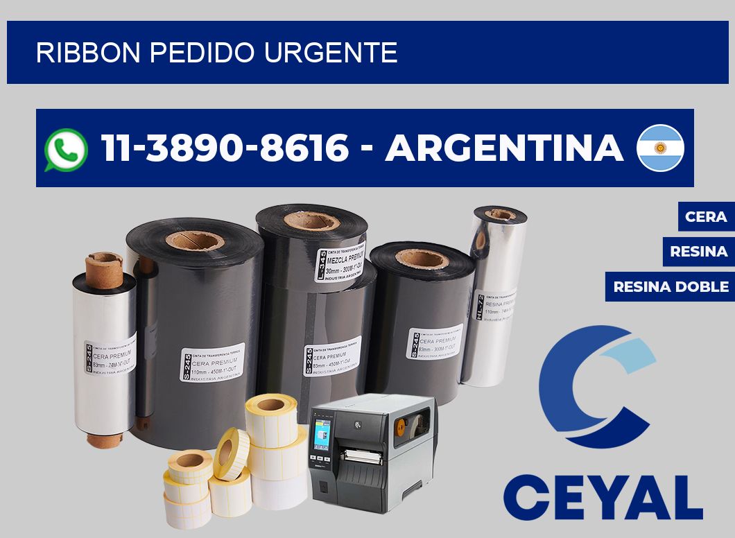 ribbon Pedido urgente