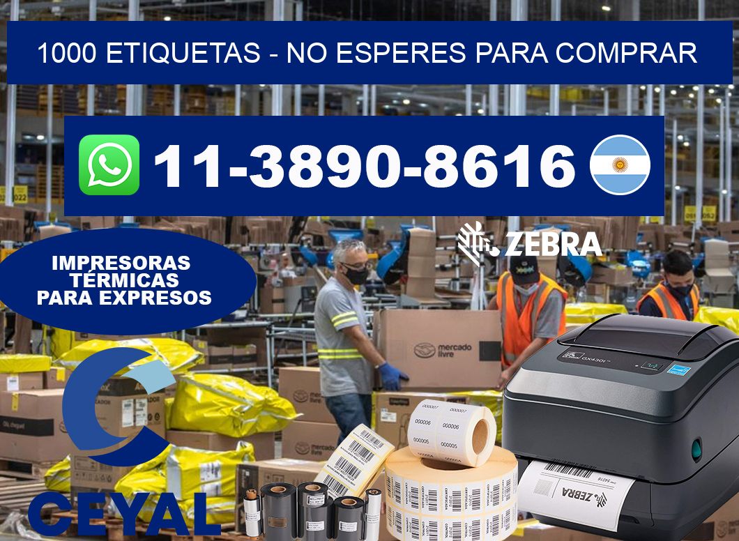 1000 ETIQUETAS - No esperes para comprar