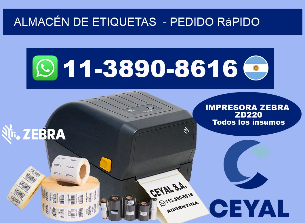 ALMACÉN DE ETIQUETAS - Pedido rápido