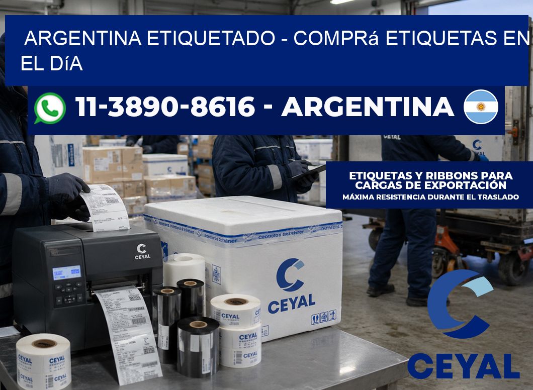 ARGENTINA ETIQUETADO – Comprá etiquetas en el día