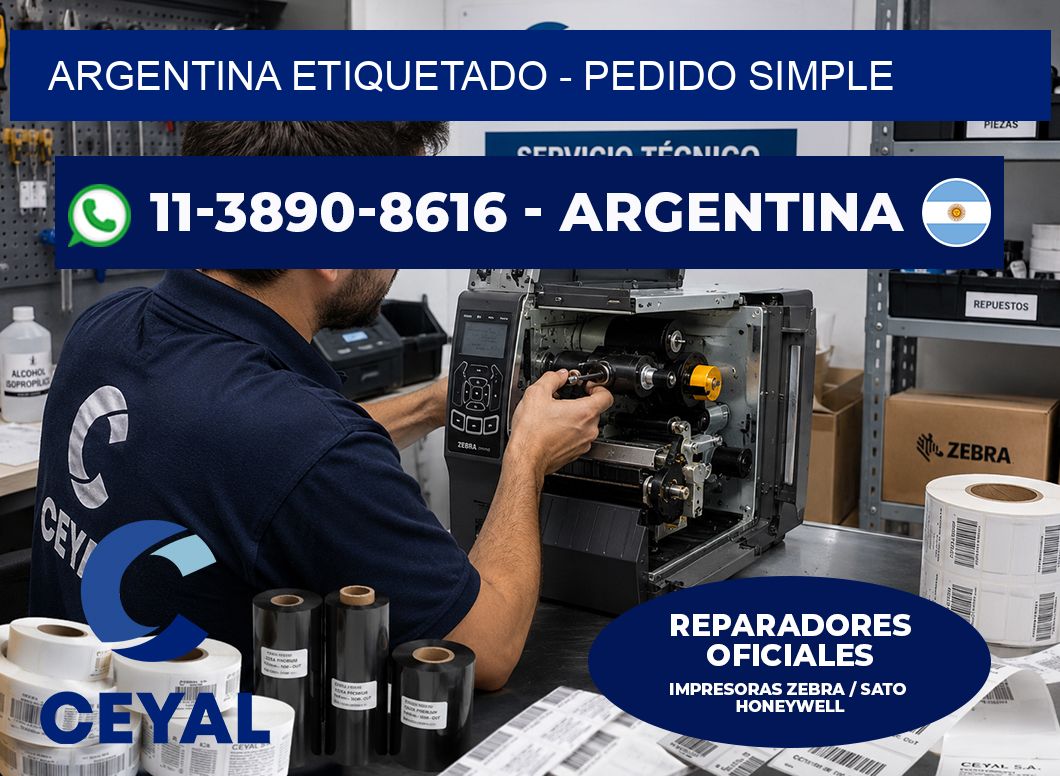 ARGENTINA ETIQUETADO - Pedido simple