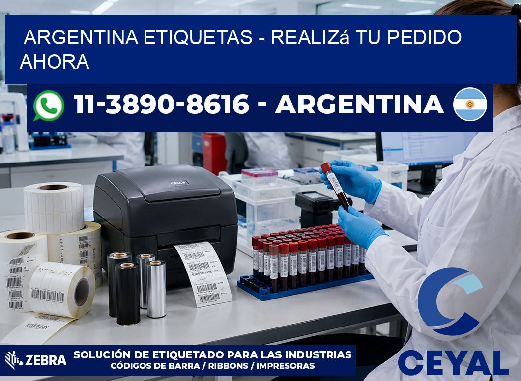 ARGENTINA ETIQUETAS - Realizá tu pedido ahora