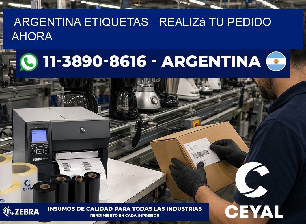 ARGENTINA ETIQUETAS - Realizá tu pedido ahora