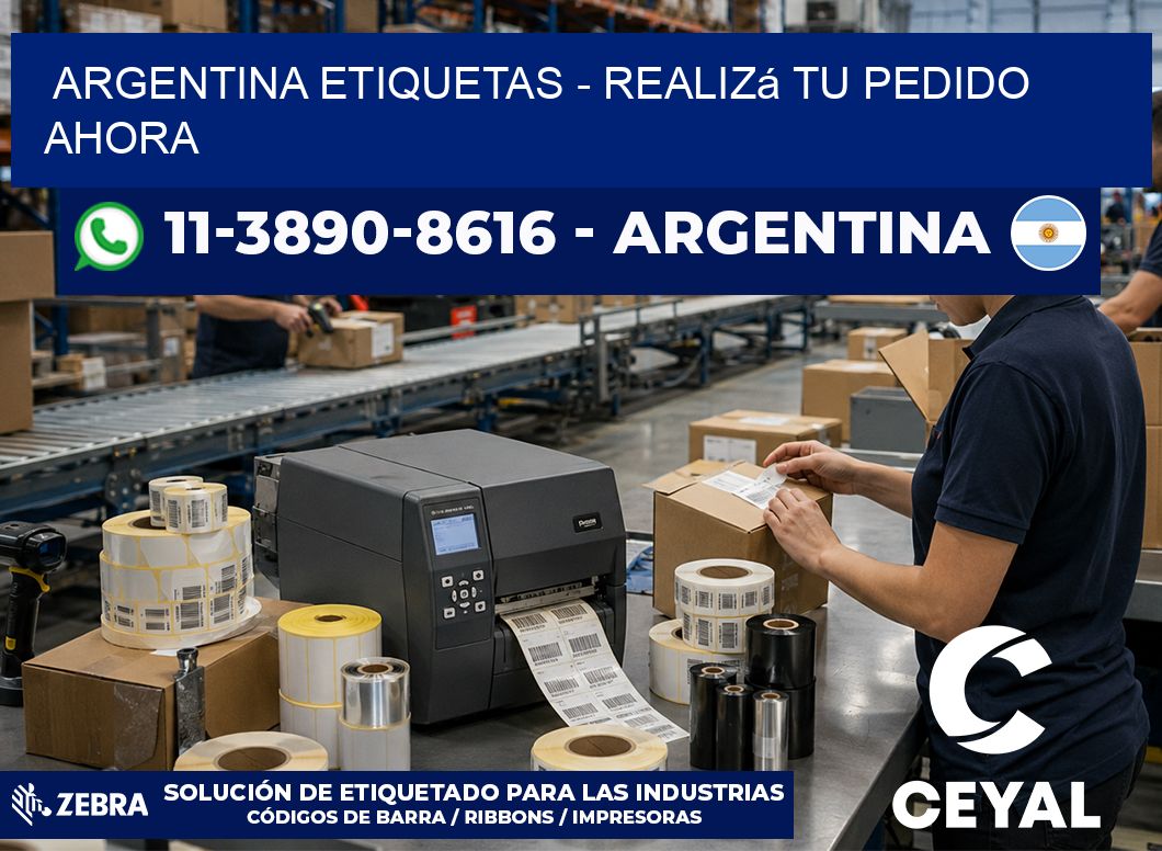 ARGENTINA ETIQUETAS - Realizá tu pedido ahora