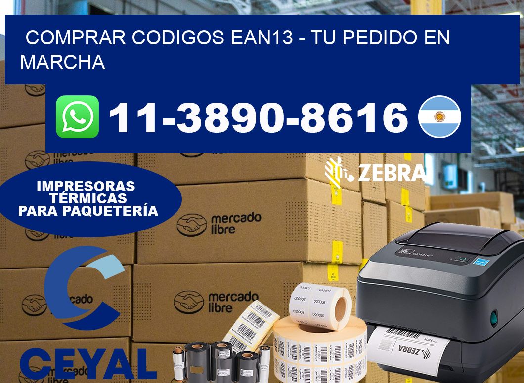 COMPRAR CODIGOS EAN13 - Tu pedido en marcha