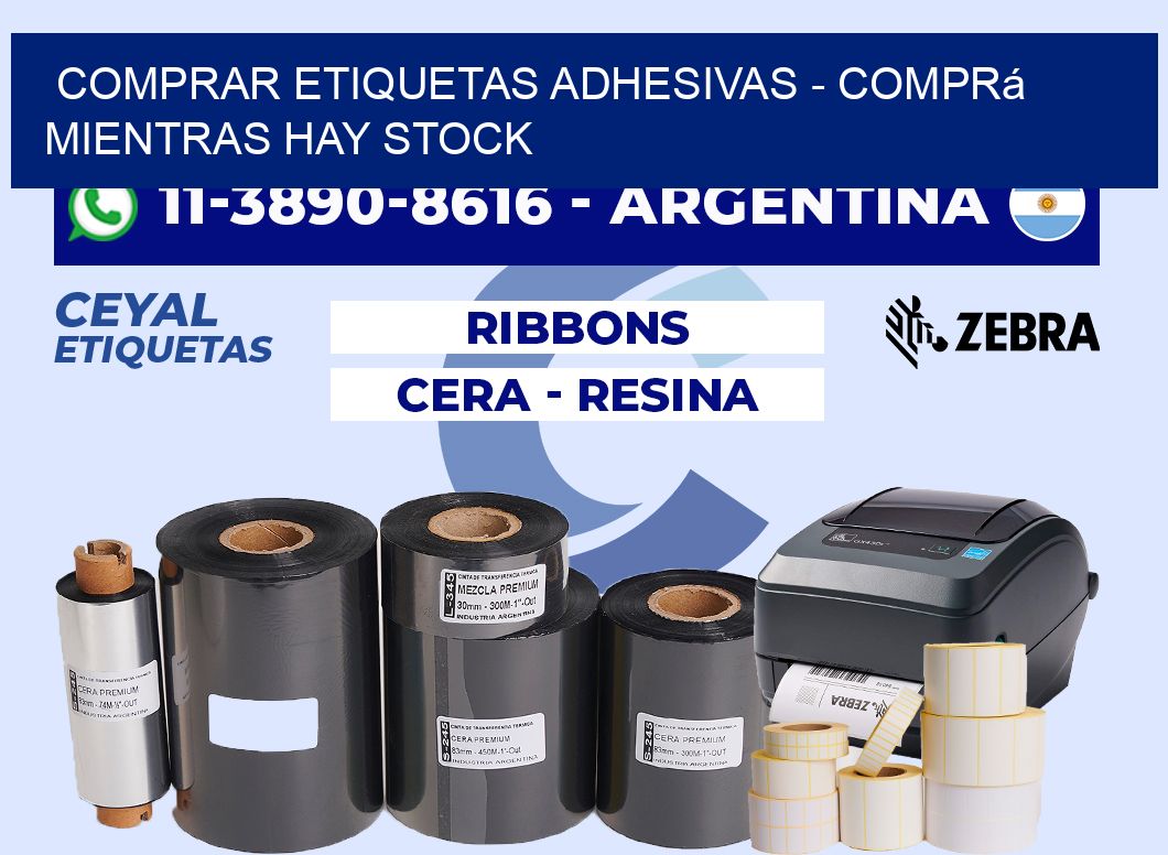 COMPRAR ETIQUETAS ADHESIVAS - Comprá mientras hay stock