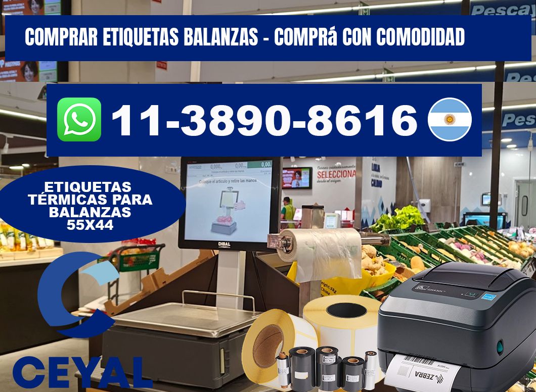 COMPRAR ETIQUETAS BALANZAS - Comprá con comodidad