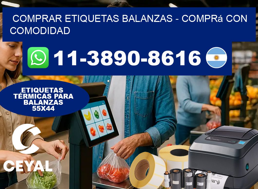 COMPRAR ETIQUETAS BALANZAS - Comprá con comodidad