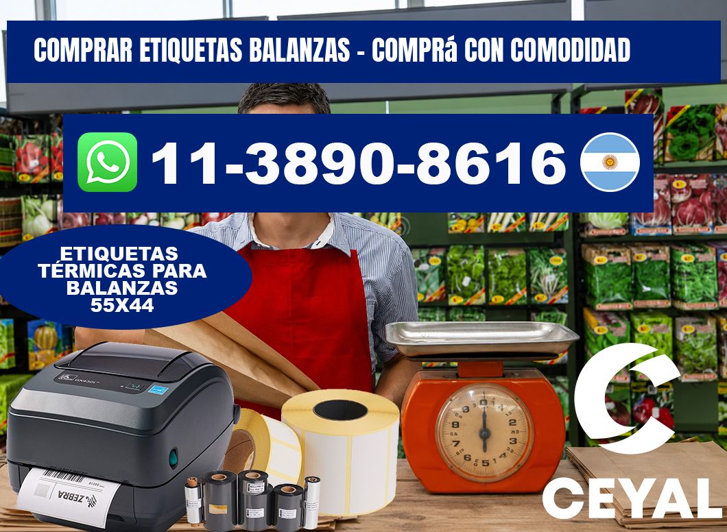COMPRAR ETIQUETAS BALANZAS - Comprá con comodidad
