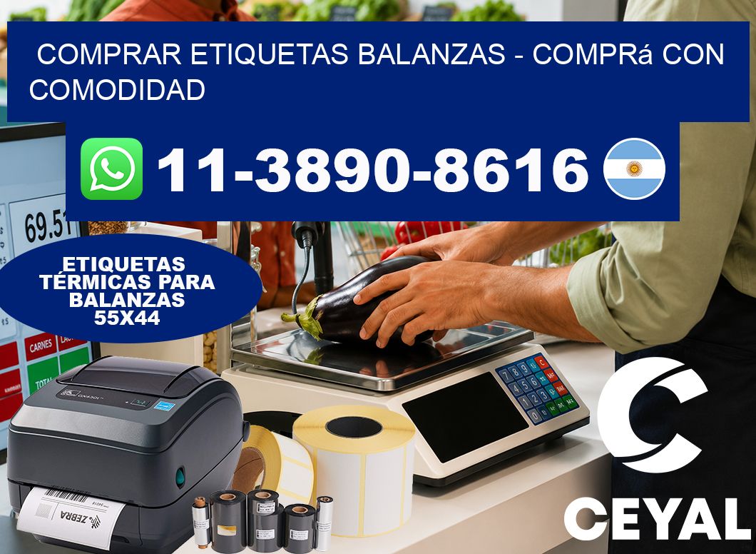 COMPRAR ETIQUETAS BALANZAS – Comprá con comodidad