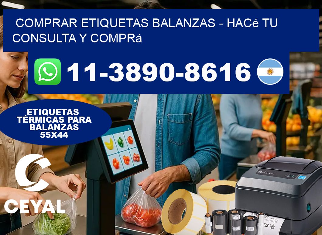 COMPRAR ETIQUETAS BALANZAS – Hacé tu consulta y comprá
