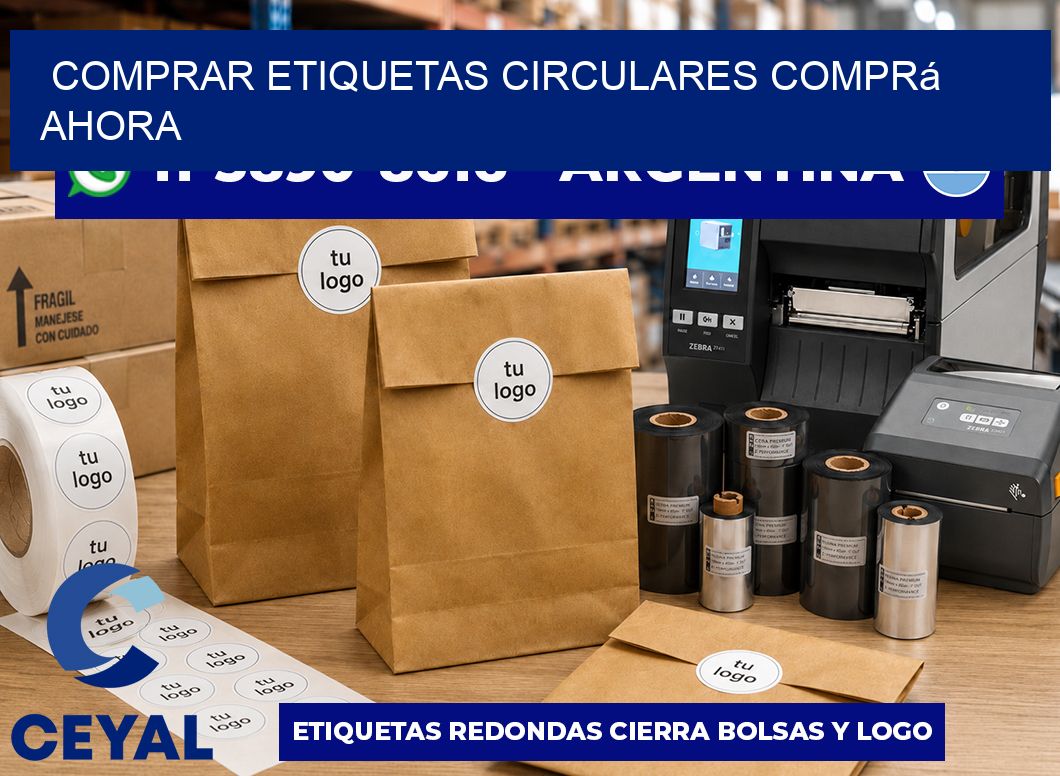 COMPRAR ETIQUETAS CIRCULARES Comprá ahora