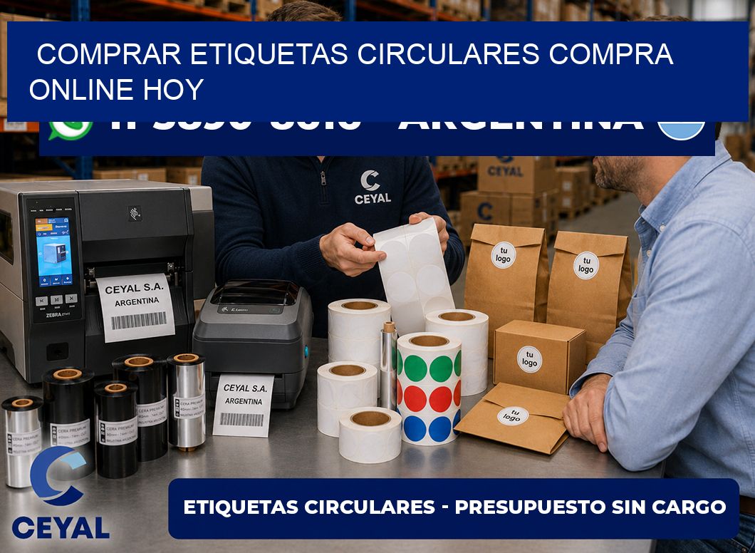 COMPRAR ETIQUETAS CIRCULARES Compra online hoy