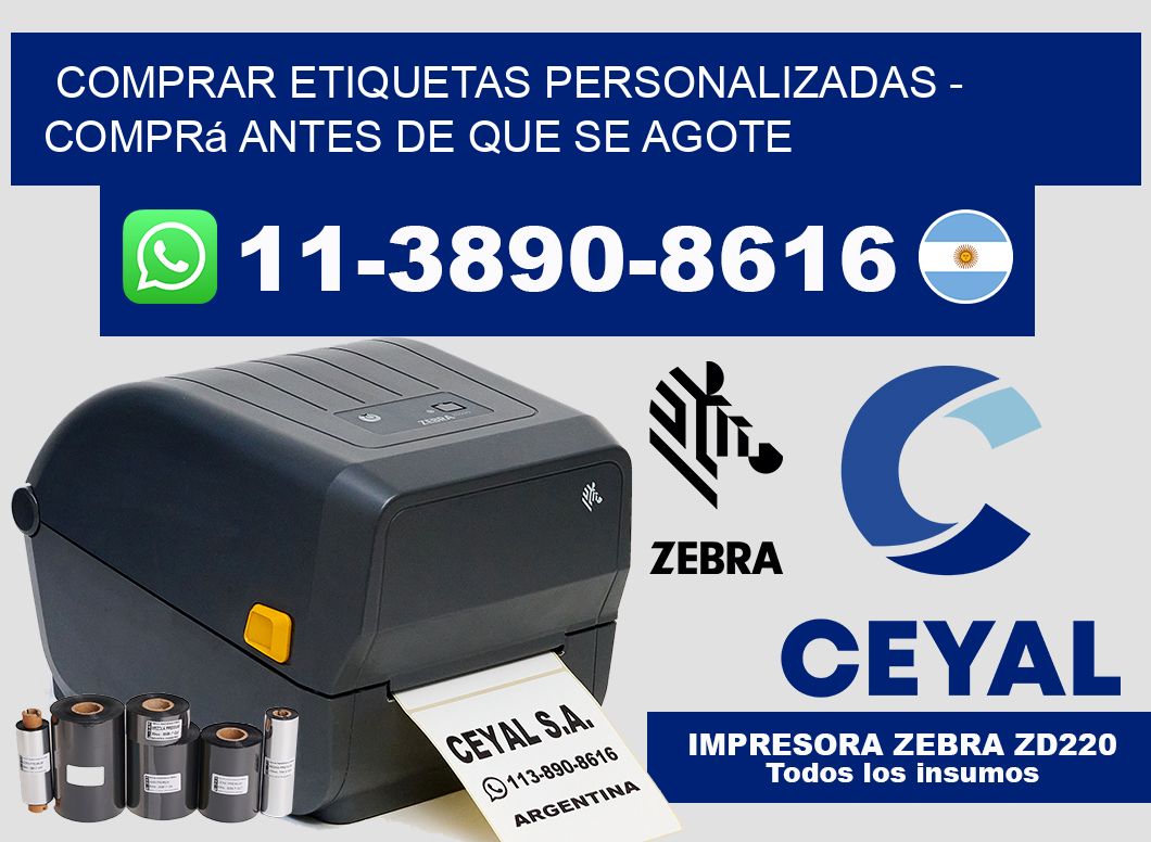 COMPRAR ETIQUETAS PERSONALIZADAS – Comprá antes de que se agote