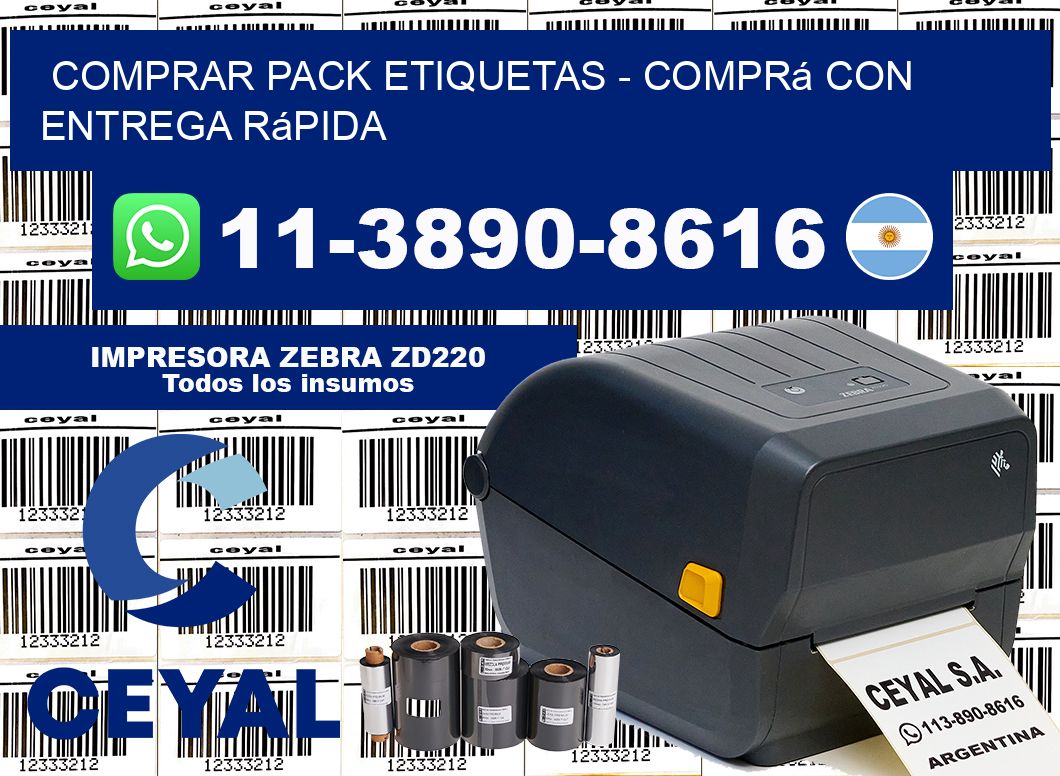 COMPRAR PACK ETIQUETAS - Comprá con entrega rápida