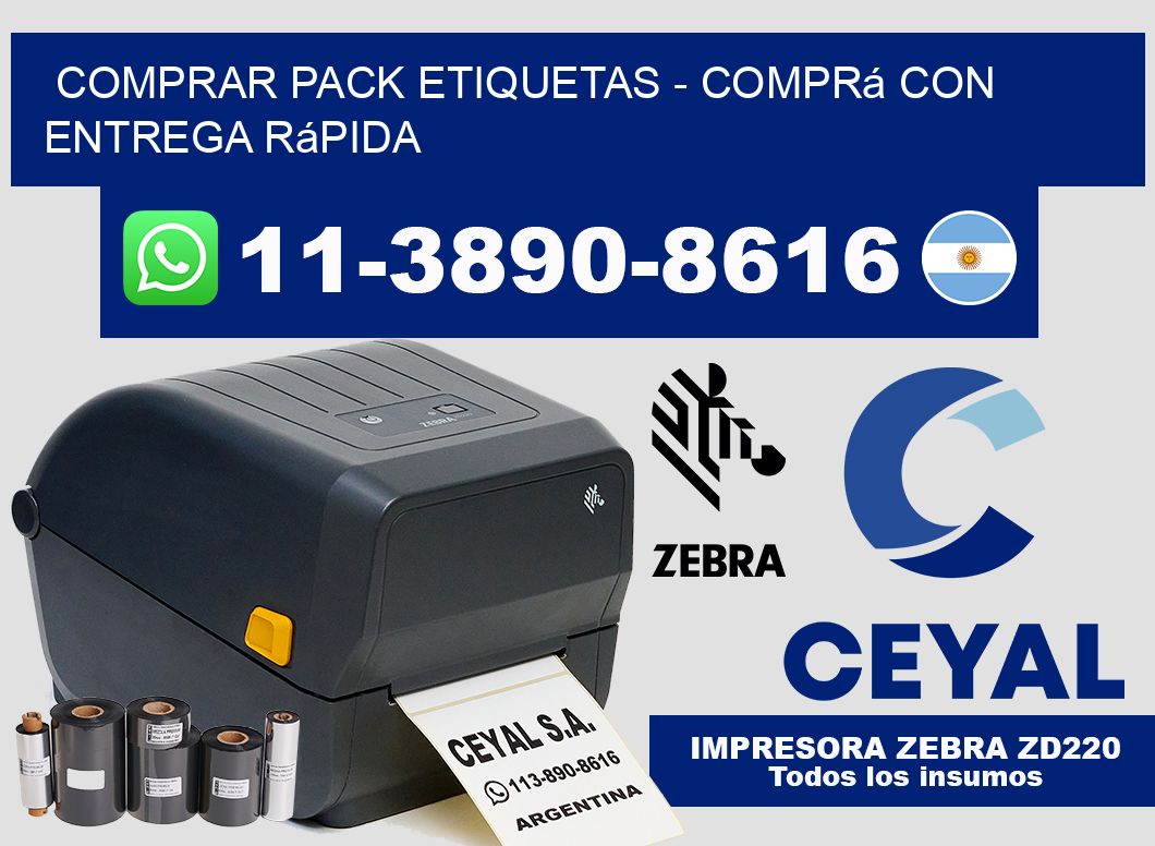 COMPRAR PACK ETIQUETAS – Comprá con entrega rápida