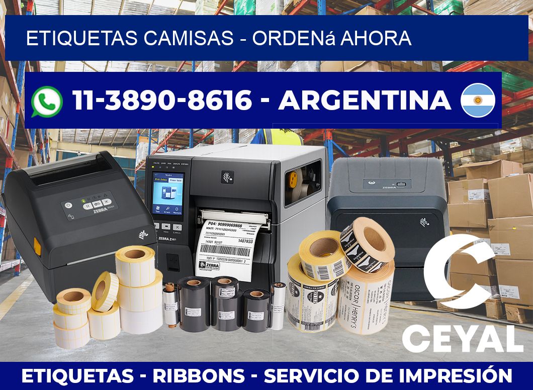Etiquetas Camisas – Ordená ahora