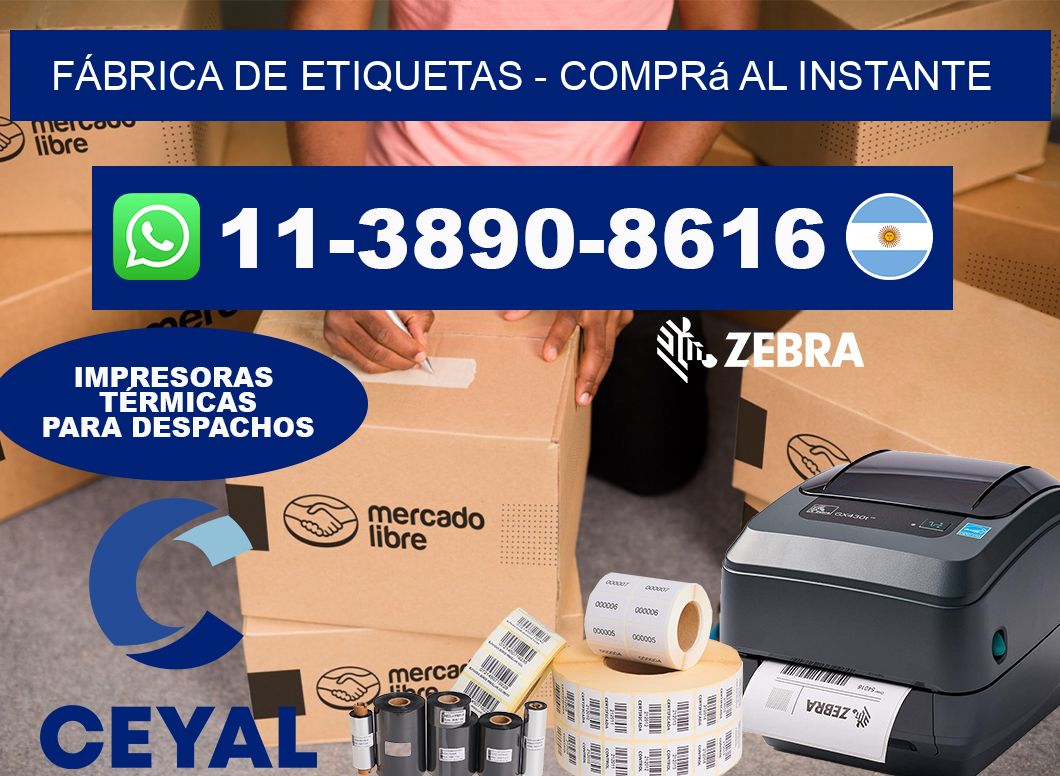 FÁBRICA DE ETIQUETAS - Comprá al instante