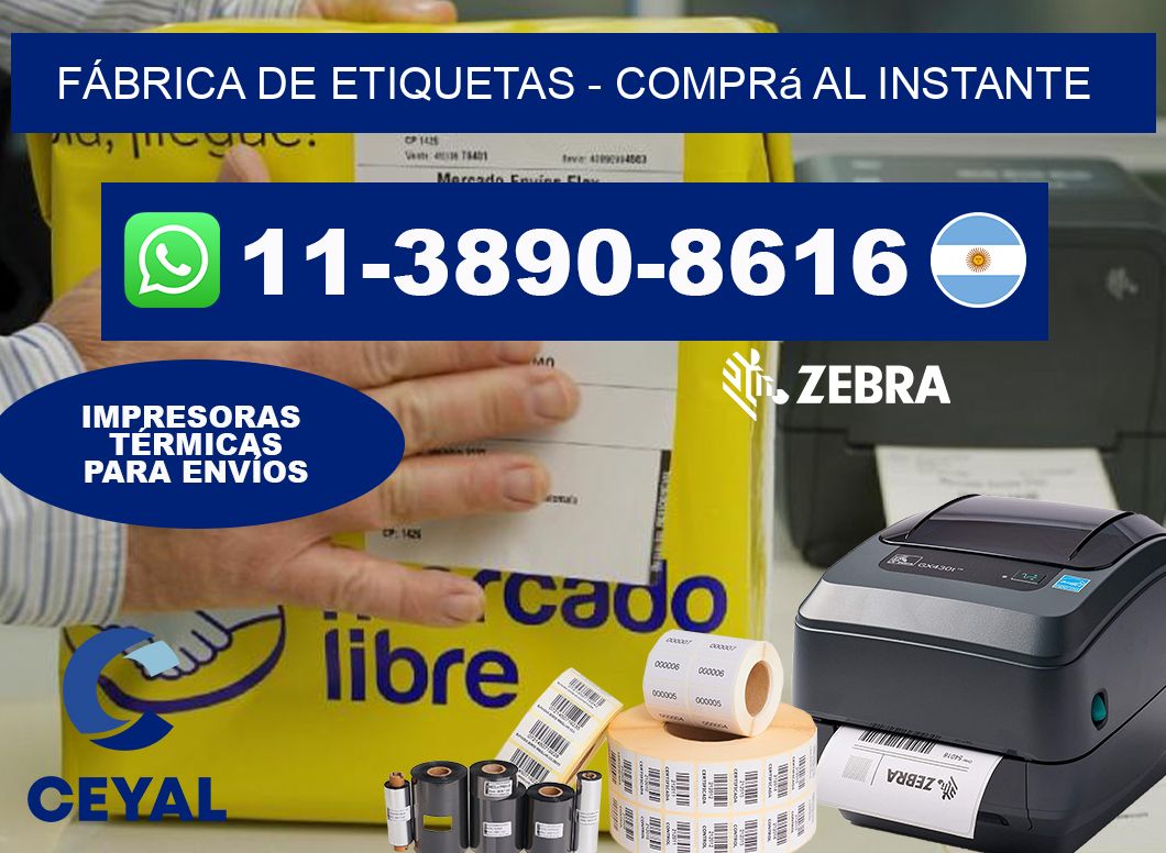 FÁBRICA DE ETIQUETAS – Comprá al instante