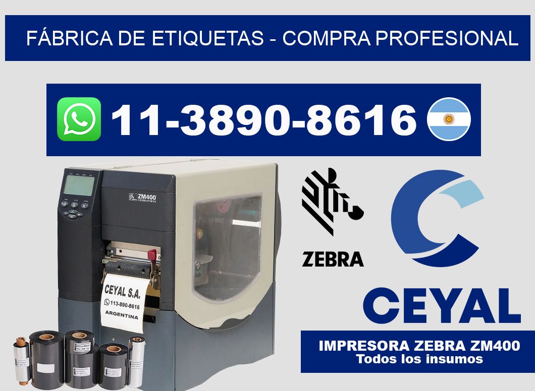 FÁBRICA DE ETIQUETAS - Compra profesional