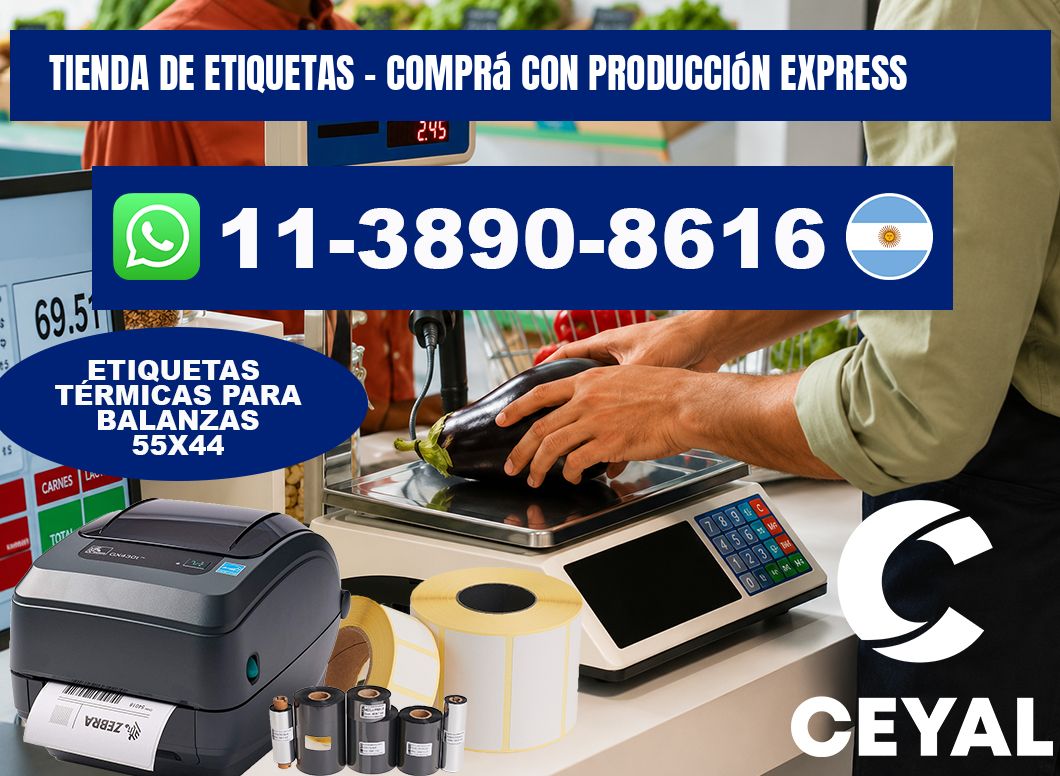 TIENDA DE ETIQUETAS - Comprá con producción express