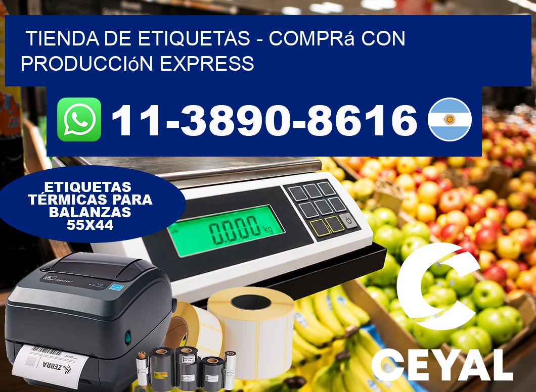 TIENDA DE ETIQUETAS – Comprá con producción express