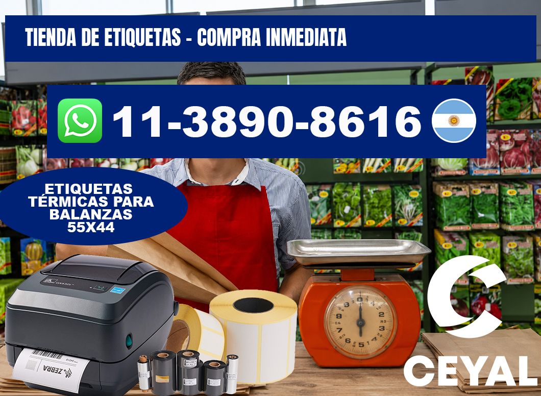 TIENDA DE ETIQUETAS - Compra inmediata
