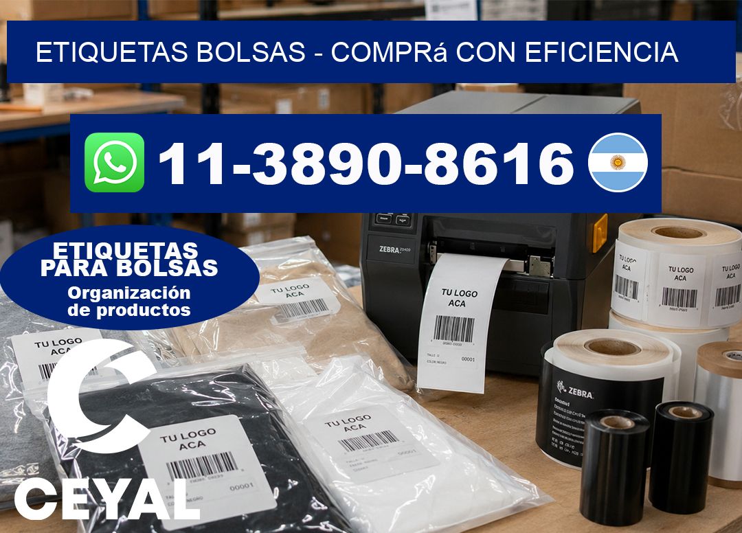 ETIQUETAS BOLSAS – Comprá con eficiencia