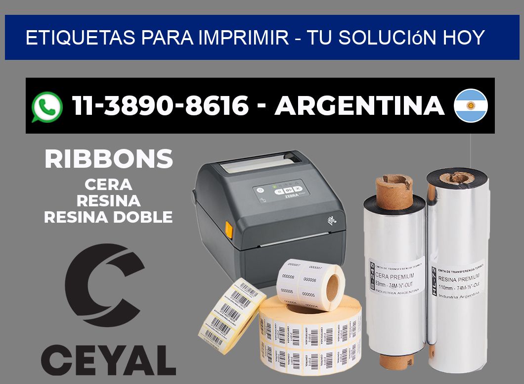 ETIQUETAS PARA IMPRIMIR - Tu solución hoy