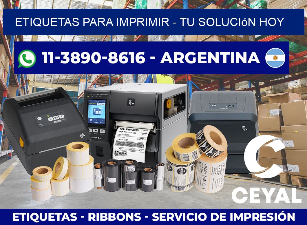 ETIQUETAS PARA IMPRIMIR – Tu solución hoy