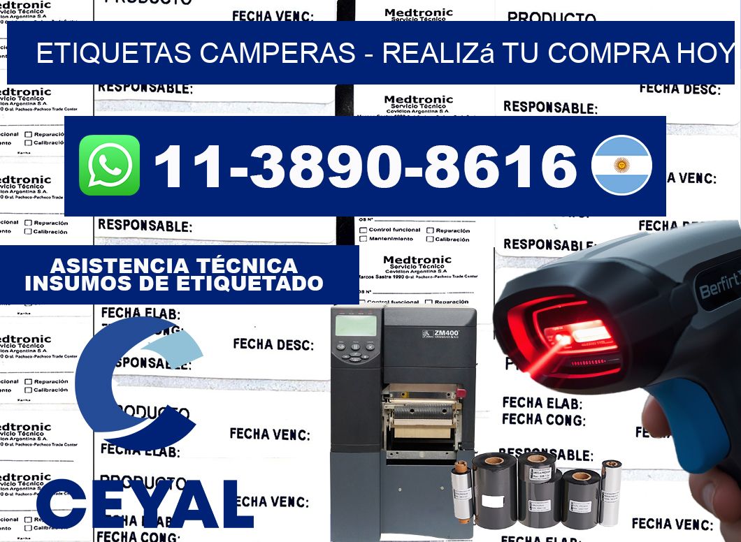 Etiquetas Camperas - Realizá tu compra hoy