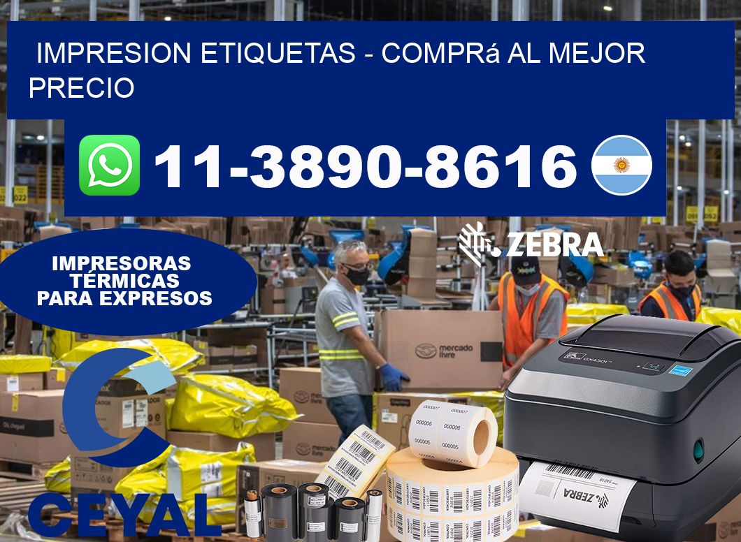 IMPRESION ETIQUETAS – Comprá al mejor precio