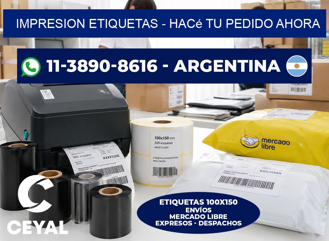 IMPRESION ETIQUETAS – Hacé tu pedido ahora