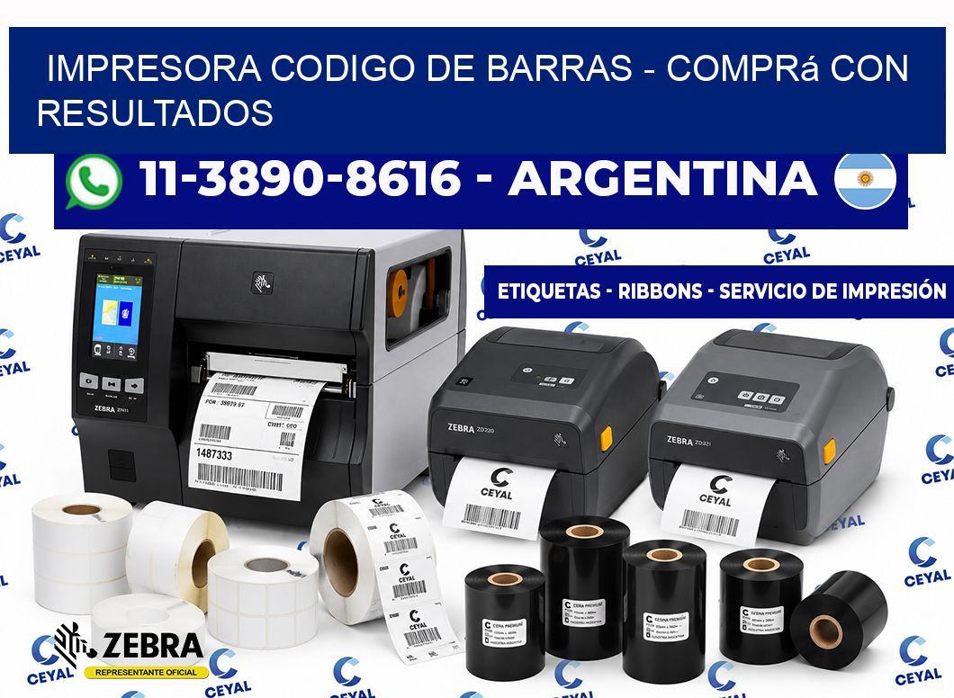 IMPRESORA CODIGO DE BARRAS - Comprá con resultados