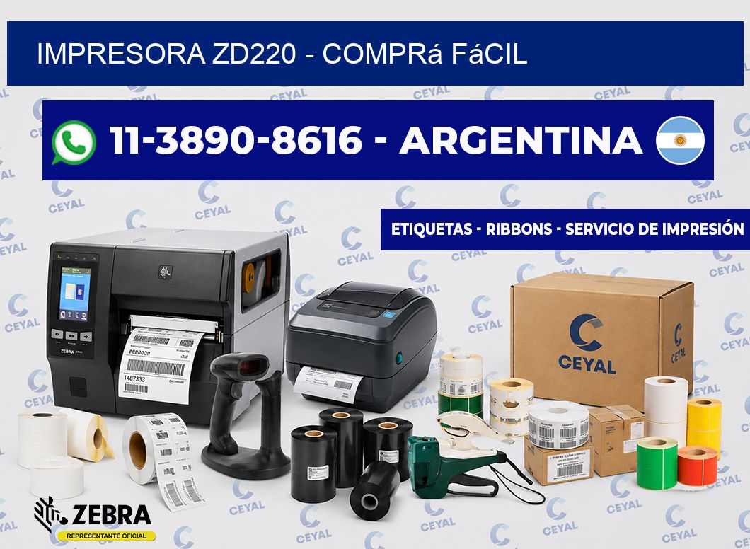 IMPRESORA ZD220 - Comprá fácil