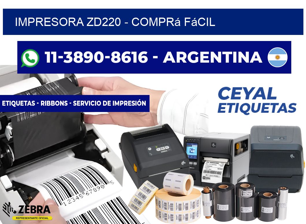 IMPRESORA ZD220 - Comprá fácil