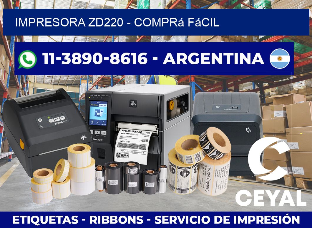 IMPRESORA ZD220 – Comprá fácil