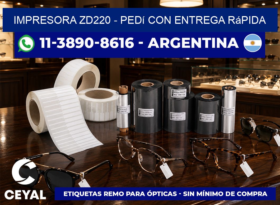 IMPRESORA ZD220 - Pedí con entrega rápida