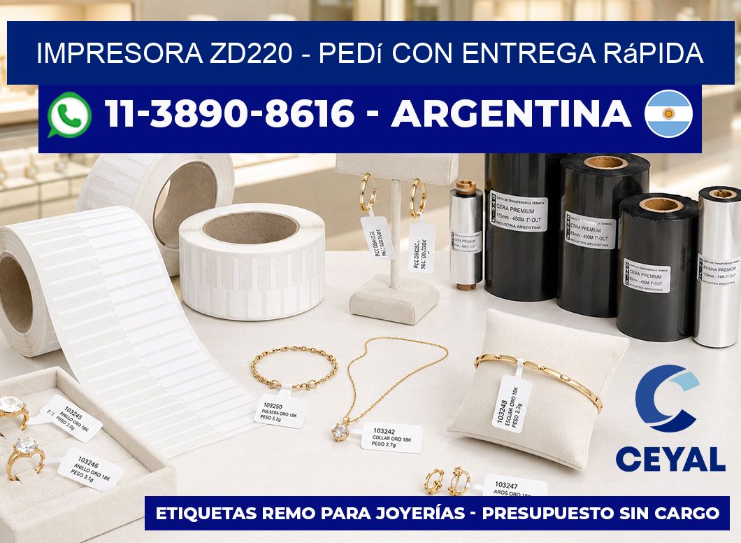 IMPRESORA ZD220 - Pedí con entrega rápida