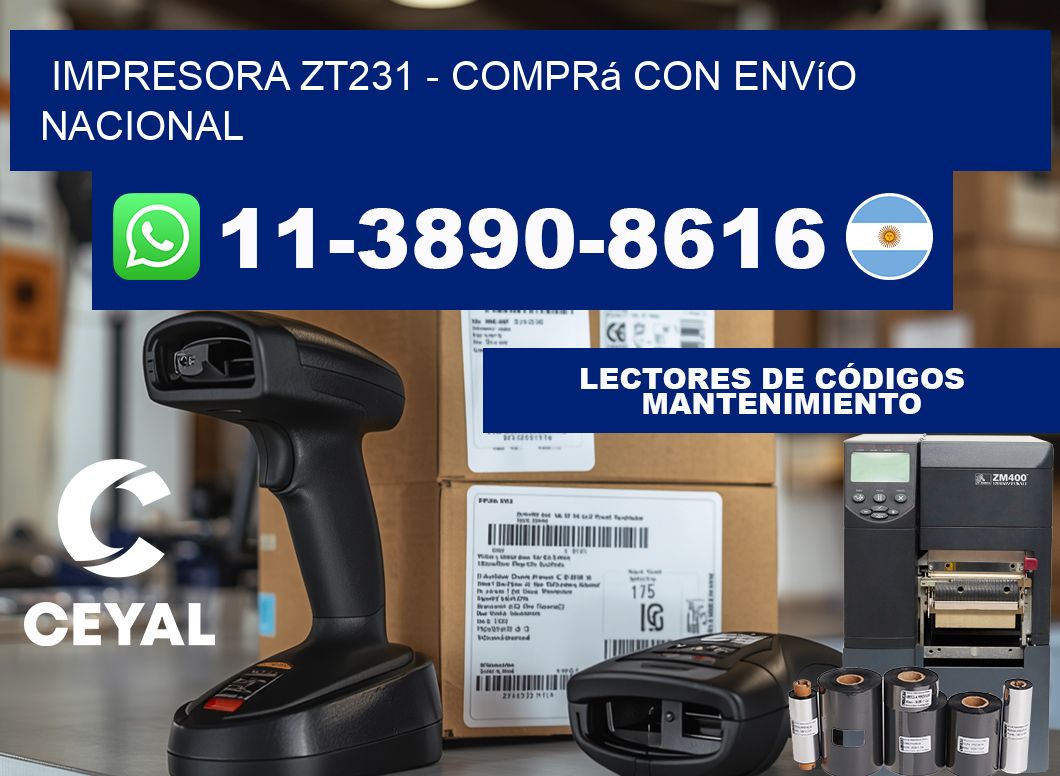 IMPRESORA ZT231 - Comprá con envío nacional