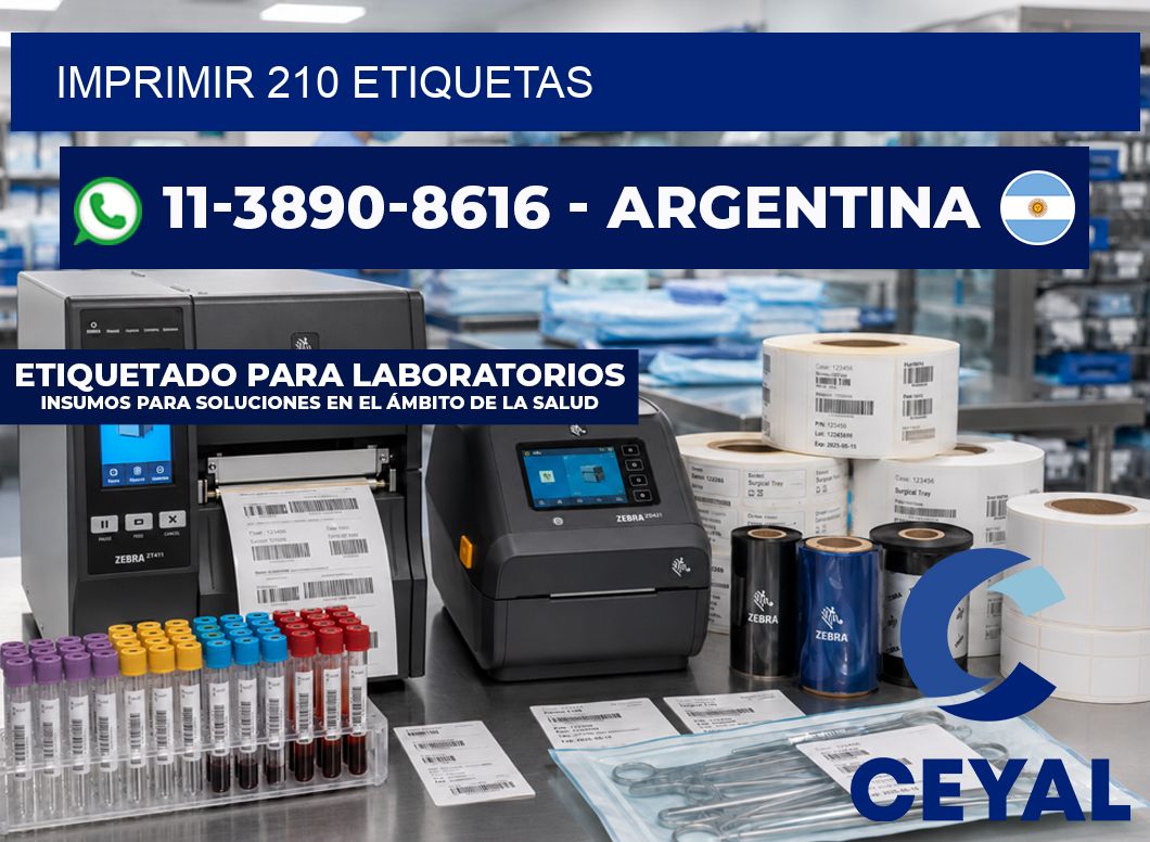 IMPRIMIR 210 ETIQUETAS