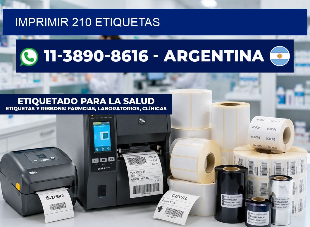 IMPRIMIR 210 ETIQUETAS