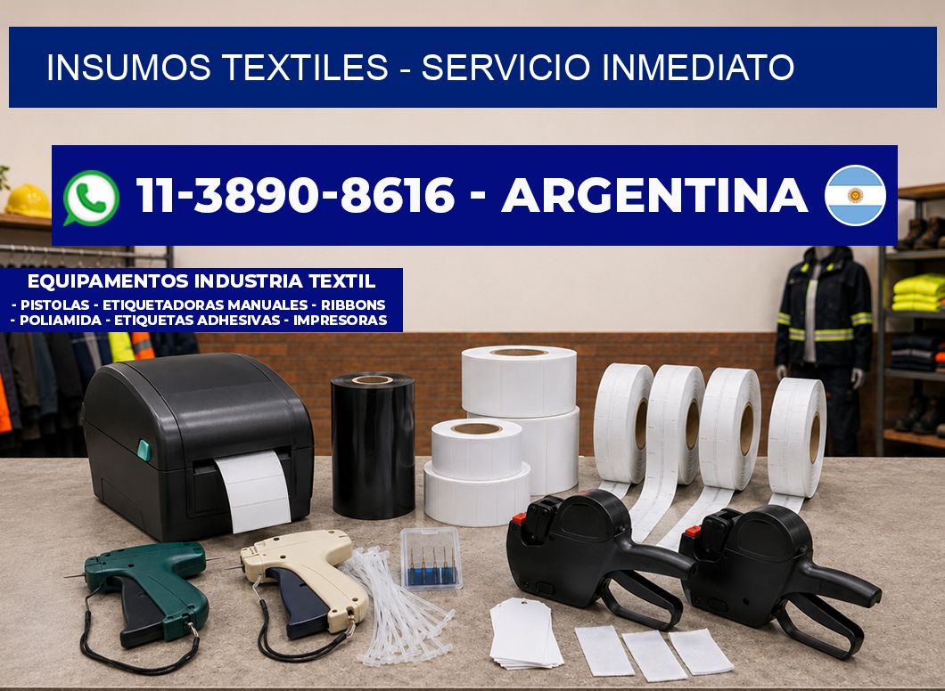 INSUMOS TEXTILES - Servicio inmediato