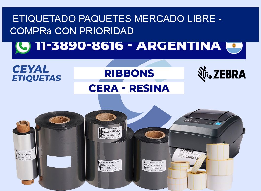 etiquetado paquetes mercado libre - Comprá con prioridad