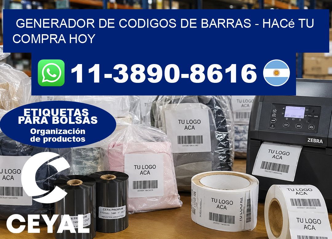 generador de codigos de barras – Hacé tu compra hoy