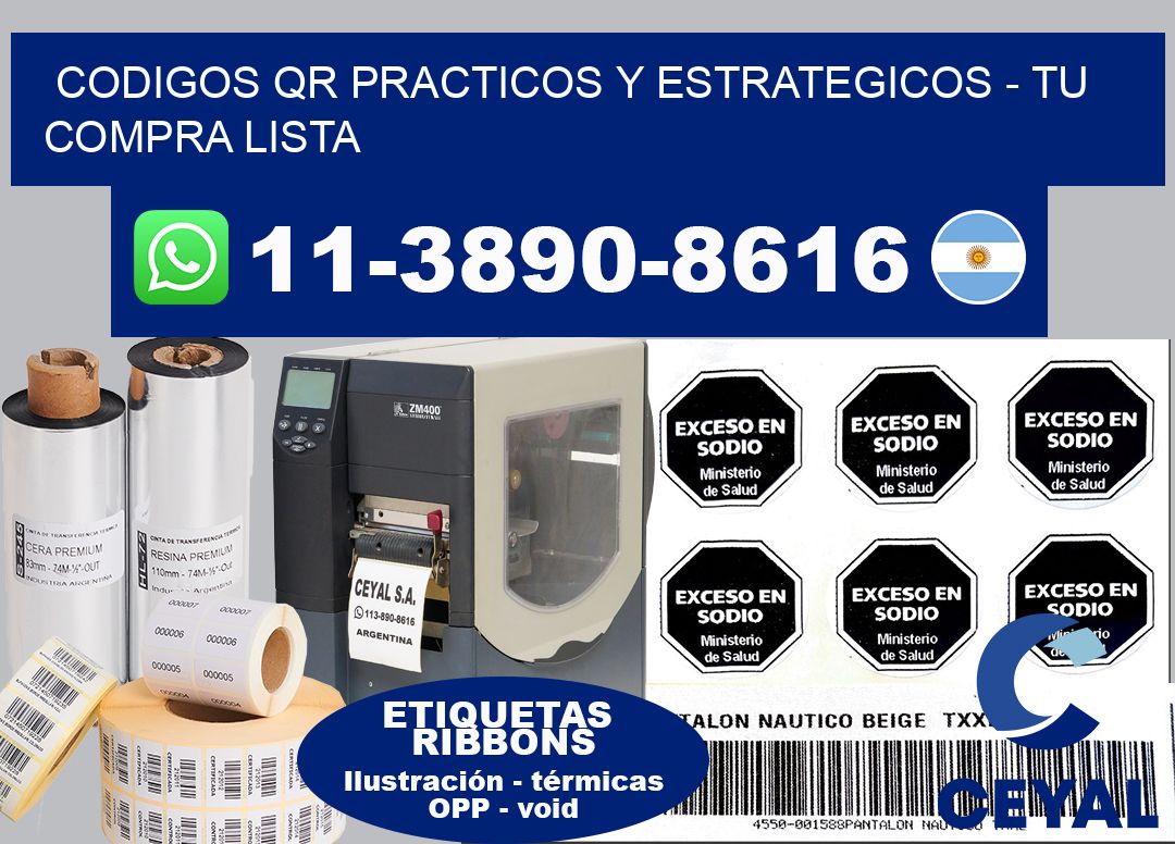 CODIGOS QR PRACTICOS Y ESTRATEGICOS - Tu compra lista