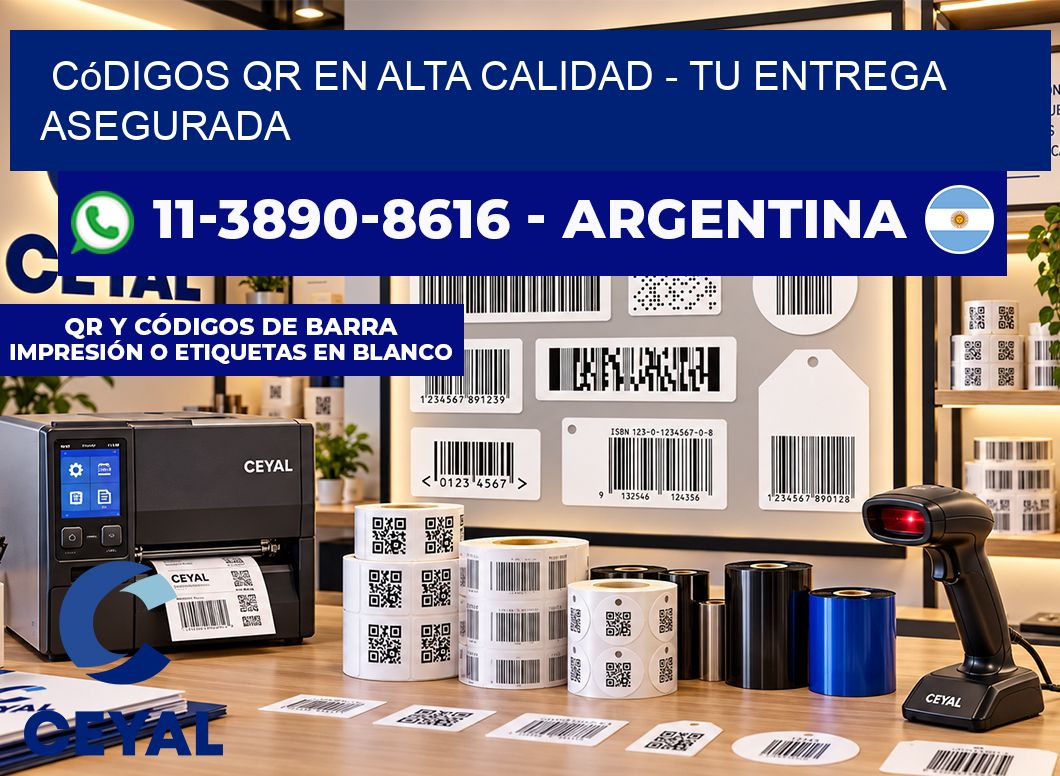 Códigos QR en Alta Calidad - Tu entrega asegurada