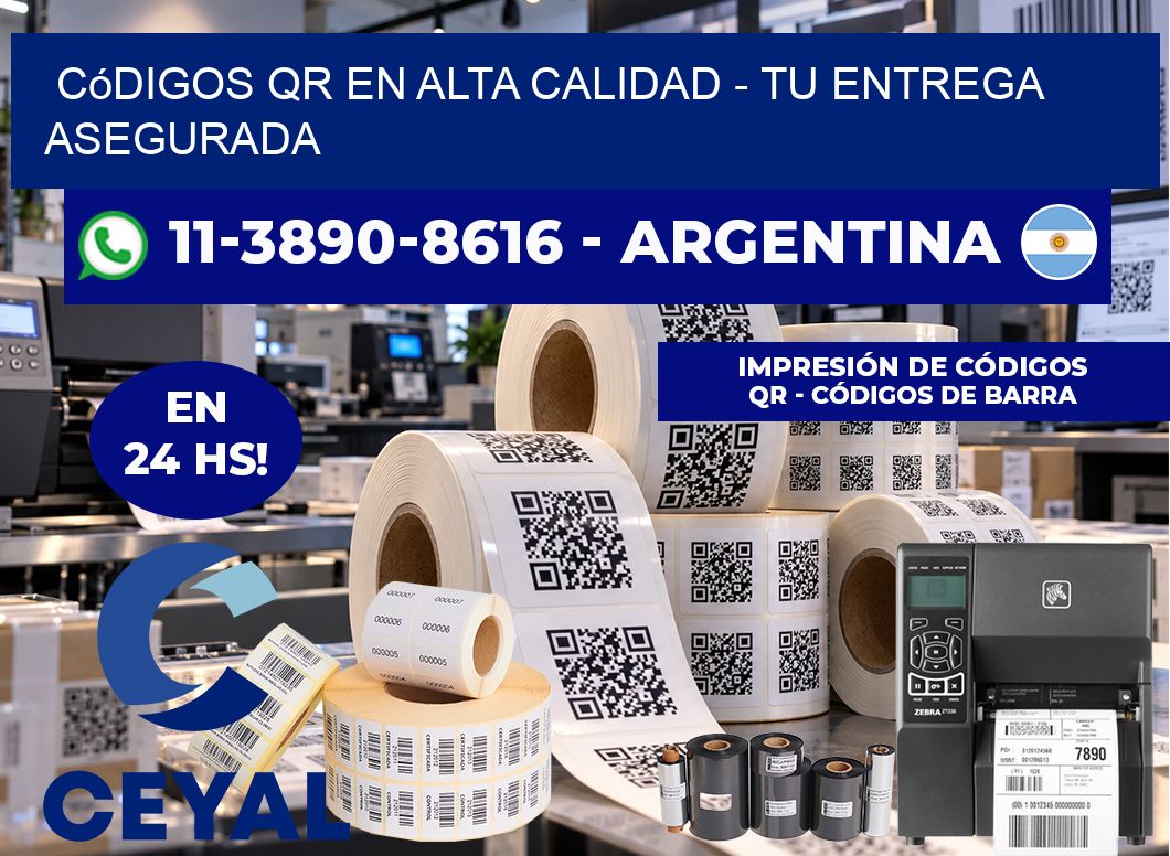 Códigos QR en Alta Calidad - Tu entrega asegurada