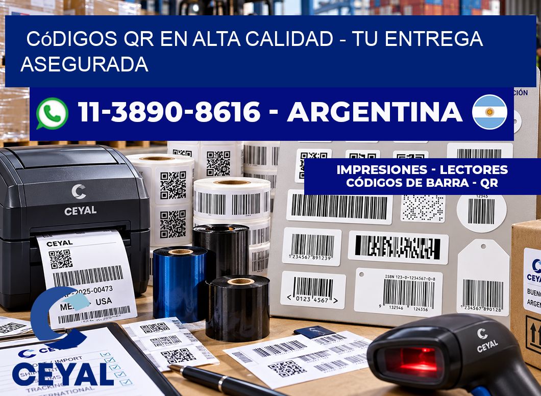 Códigos QR en Alta Calidad - Tu entrega asegurada